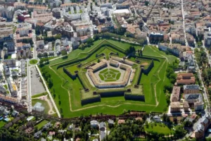 Ciudadela de Jaca vista aérea