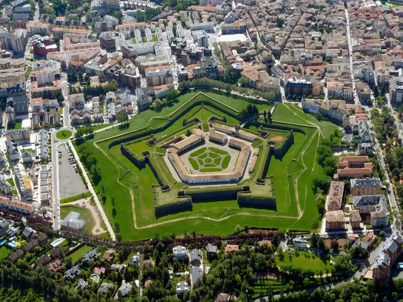 Ciudadela de Jaca vista aérea