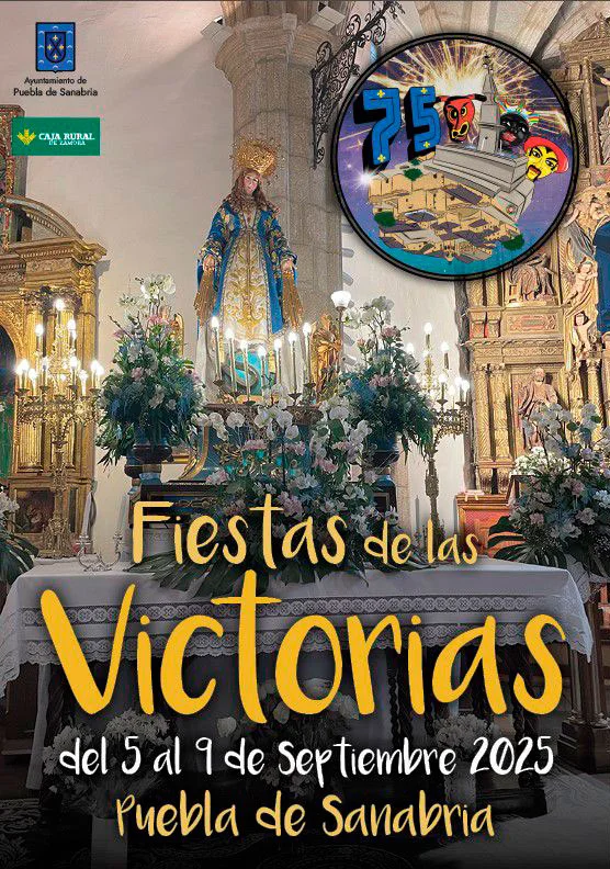 Cartel de las Fiestas de las Victorias de Puebla de Sanabria